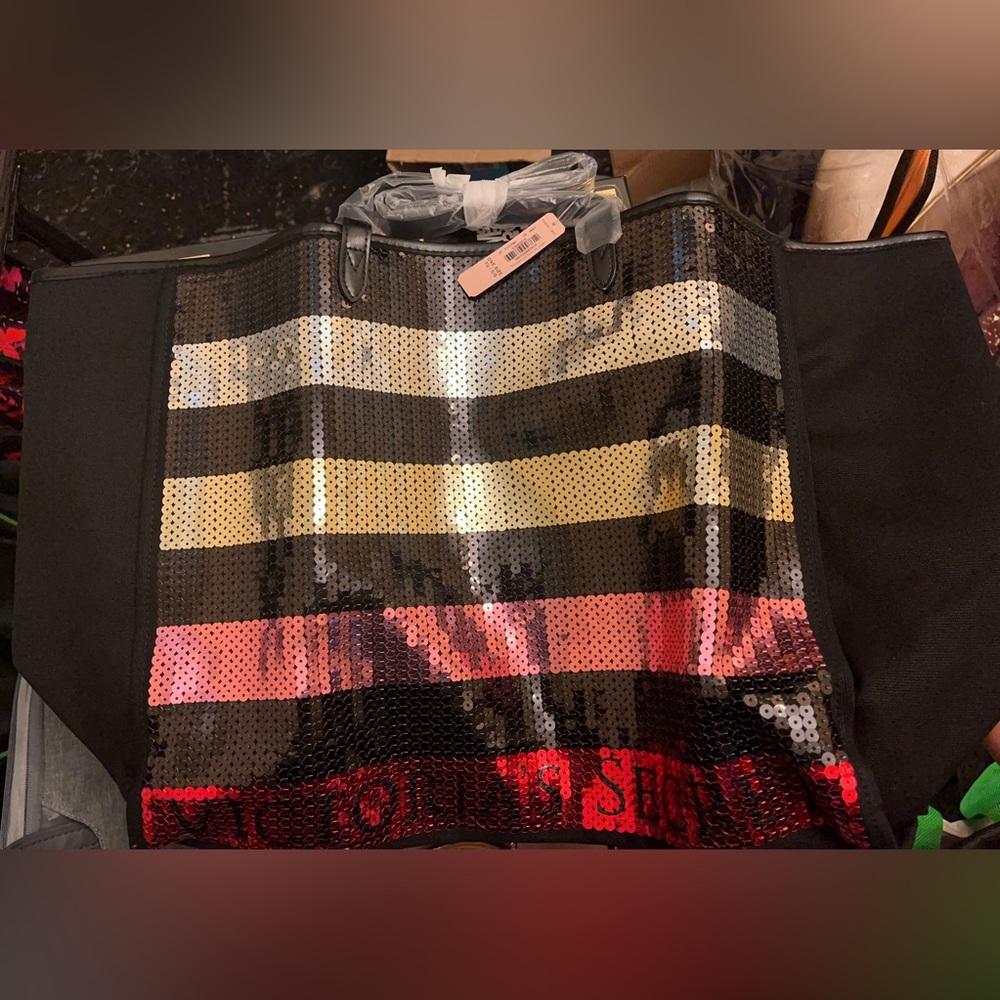 Victoria’s Secret Multi Color Sequin Tote